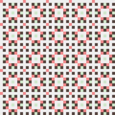 Soyut simetrik çapraz desenli vektör sanat çizimi