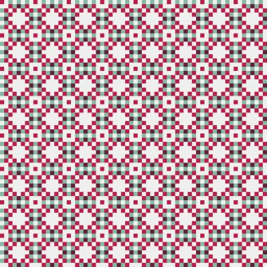 Soyut çapraz desen, üretken hesaplama sanatı, vektör illüstrasyonu