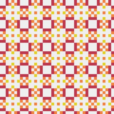 Soyut simetrik çapraz desenli vektör sanat çizimi