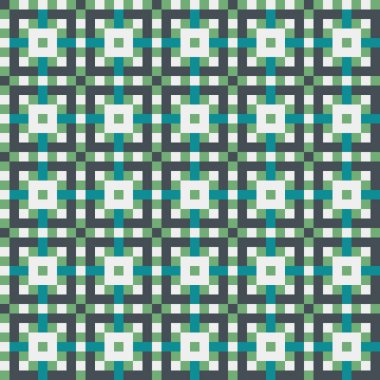 Soyut simetrik çapraz desenli vektör sanat çizimi