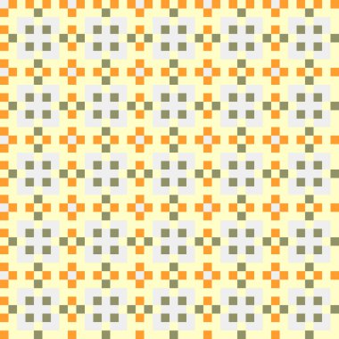 Soyut çapraz desen, üretken hesaplama sanatı, vektör illüstrasyonu