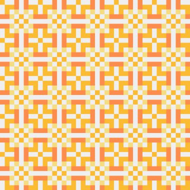 Soyut simetrik çapraz desenli vektör sanat çizimi