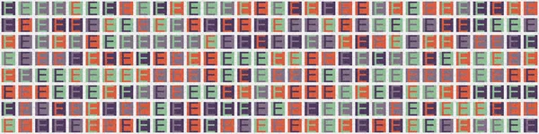 Soyut Geometrik Desen Sanat Çizimi