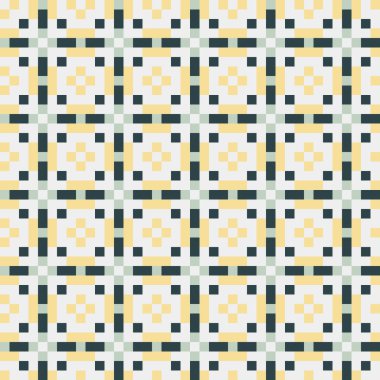 Soyut simetrik çapraz desenli vektör sanat çizimi