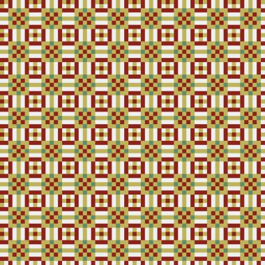 Soyut simetrik çapraz desenli vektör sanat çizimi