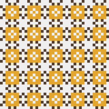 Soyut simetrik çapraz desenli vektör sanat çizimi