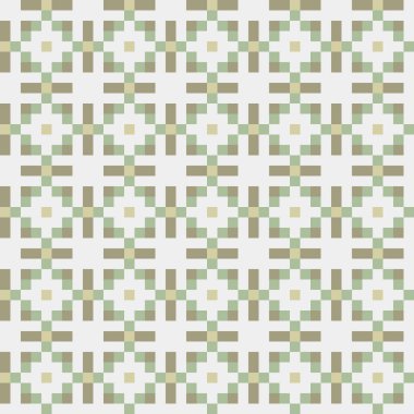 Soyut simetrik çapraz desenli vektör sanat çizimi