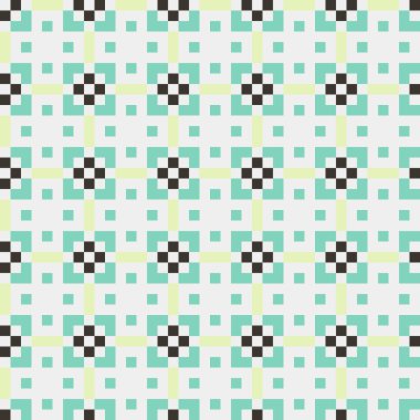 Soyut simetrik çapraz desenli vektör sanat çizimi