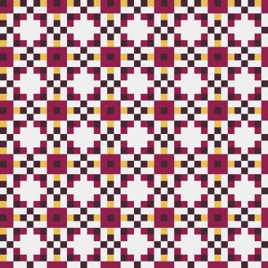 Soyut simetrik çapraz desenli vektör sanat çizimi