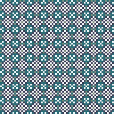 Soyut simetrik çapraz desenli vektör sanat çizimi