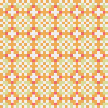 Soyut simetrik çapraz desenli vektör sanat çizimi