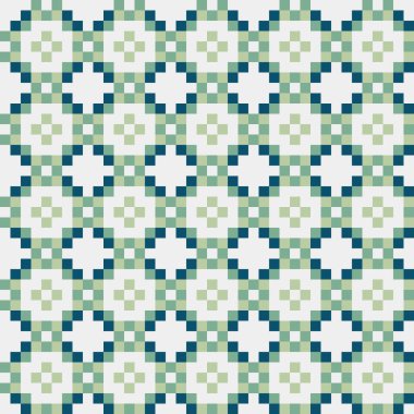 Soyut simetrik çapraz desenli vektör sanat çizimi