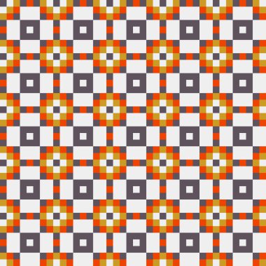 Soyut simetrik çapraz desenli vektör sanat çizimi