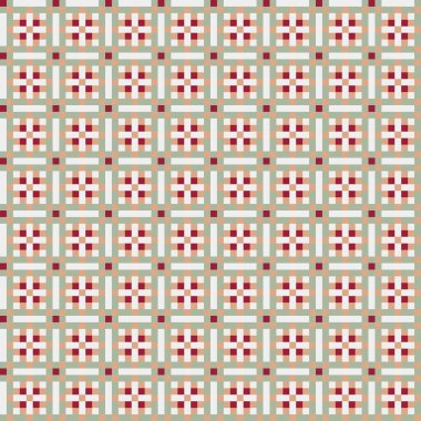 Soyut simetrik çapraz desenli vektör sanat çizimi