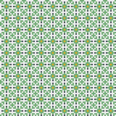 Soyut simetrik çapraz desenli vektör sanat çizimi