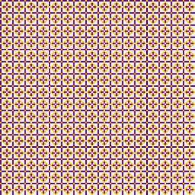 Soyut simetrik çapraz desenli vektör sanat çizimi