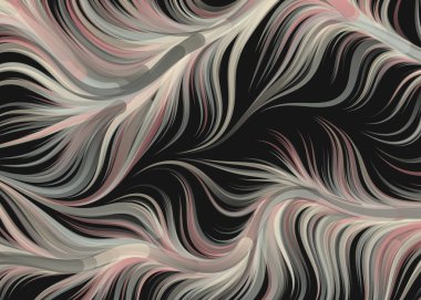 Soyut Perlin Gürültüsü Geometrik Deseni 