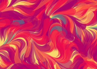 Soyut Perlin Gürültüsü Geometrik Deseni 