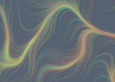 Soyut Perlin Gürültüsü Geometrik Deseni 