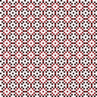 Soyut çapraz desenli üretken hesaplama sanatı çizimi