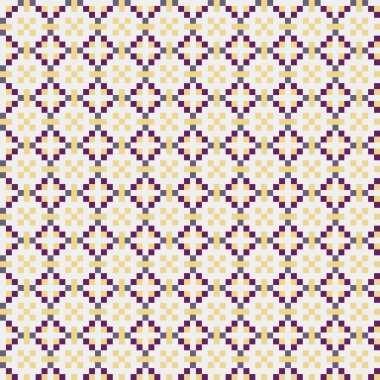 Soyut çapraz desenli üretken hesaplama sanatı çizimi