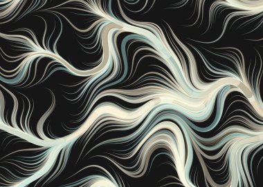 Soyut Perlin Gürültüsü Geometrik Deseni 