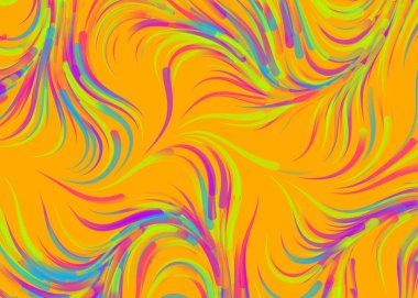 Soyut Perlin Gürültüsü Geometrik Deseni 