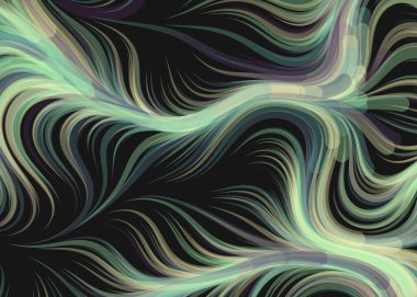 Soyut Perlin Gürültüsü Geometrik Deseni 