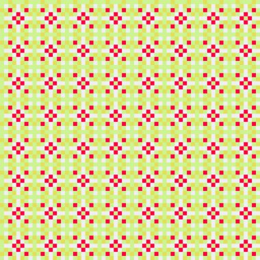 Soyut çapraz desenli üretken hesaplama sanatı çizimi