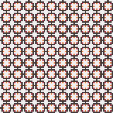 Soyut çapraz desen, üretken hesaplama sanatı, vektör illüstrasyonu