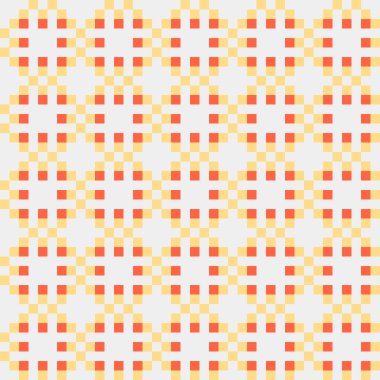 Soyut çapraz desen, üretken hesaplama sanatı, vektör illüstrasyonu