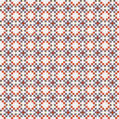 Soyut çapraz desen, üretken hesaplama sanatı, vektör illüstrasyonu