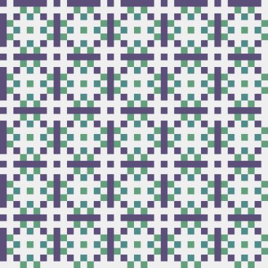 Soyut çapraz desenli üretken hesaplama sanatı çizimi