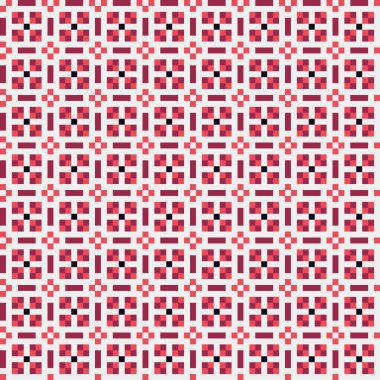 Soyut çapraz desen, üretken hesaplama sanatı, vektör illüstrasyonu