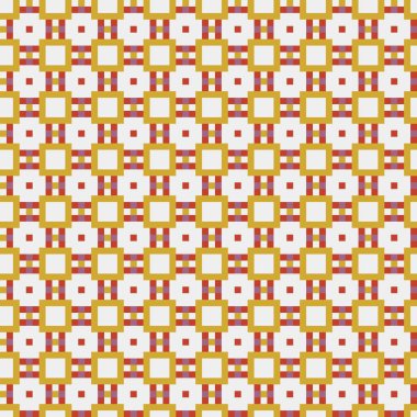 Soyut çapraz desen, üretken hesaplama sanatı, vektör illüstrasyonu