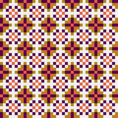 Soyut çapraz desen, üretken hesaplama sanatı, vektör illüstrasyonu