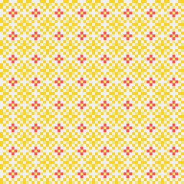 Soyut çapraz desen, üretken hesaplama sanatı, vektör illüstrasyonu