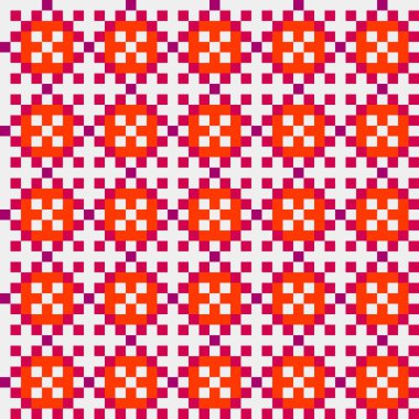 Soyut çapraz desenli üretken hesaplama sanatı çizimi