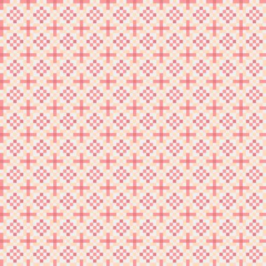 Soyut çapraz desen, üretken hesaplama sanatı, vektör illüstrasyonu