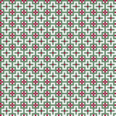 Soyut çapraz desen, üretken hesaplama sanatı, vektör illüstrasyonu