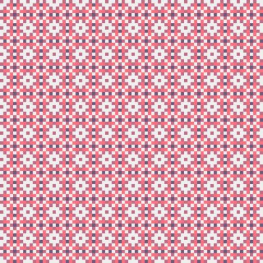 Soyut çapraz desen, üretken hesaplama sanatı, vektör illüstrasyonu