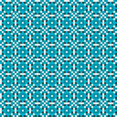 Soyut çapraz desen, üretken hesaplama sanatı, vektör illüstrasyonu