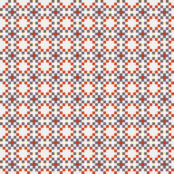 Motif Croisé Abstrait Art Computationnel Génératif Illustration Vectorielle — Image vectorielle