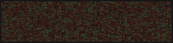 Ofset Quads üretken sanat arka planı, vektör illüstrasyonu