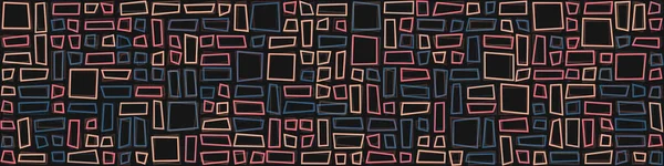 Ofset Quads üretken sanat arka planı, vektör illüstrasyonu