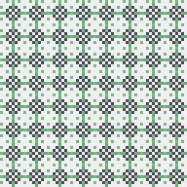 Soyut çapraz desen, üretken hesaplama sanatı, vektör illüstrasyonu