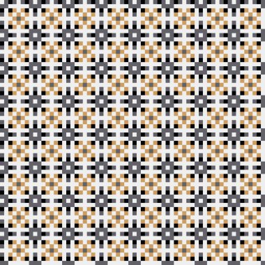 Soyut çapraz desenli üretken hesaplama sanatı çizimi