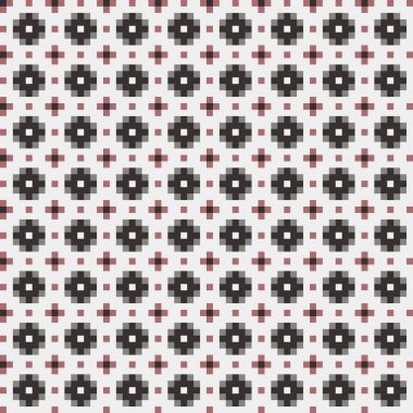 Soyut çapraz desen, üretken hesaplama sanatı, vektör illüstrasyonu