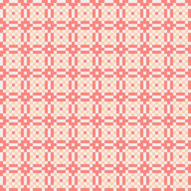 Soyut çapraz desen, üretken hesaplama sanatı, vektör illüstrasyonu