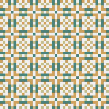 Soyut çapraz desen, üretken hesaplama sanatı, vektör illüstrasyonu